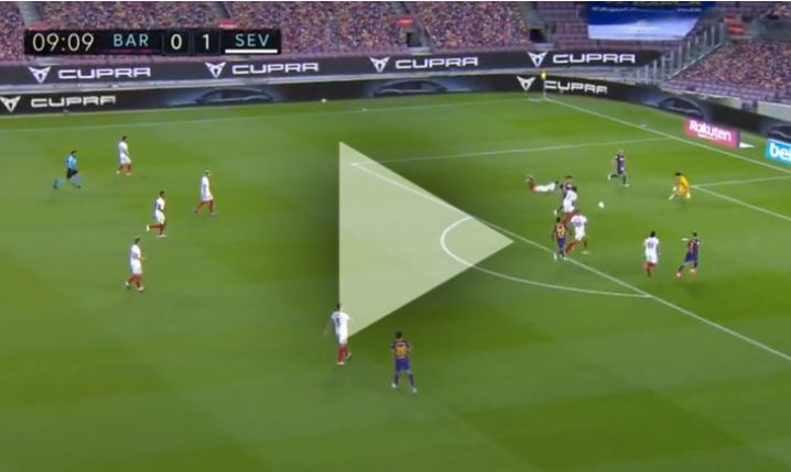 Coutinho strzela na 1-1 z Sevillą! [VIDEO]